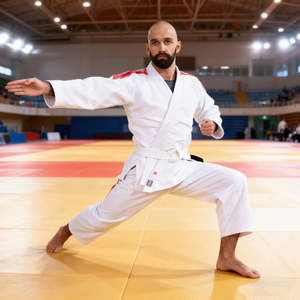 Conjunto de Gi de Artes Marciales para Hombre, Personalizado con Logotipo, Impresión Serigráfica, 100% Algodón, Ligero/Ecológico, Duradero, Logotipo Frontal - Product Image 6