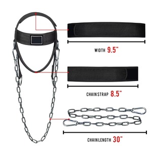 Professional Weightlifting Head Harness Neck Trainer for Neck Muscles Training <b>Builder</b> Belt Polyester Neoprene Durable - Product Image 5