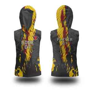 Tenue Athlétique Haut de Gamme avec Col Renforcé et Motifs Audacieux, Impression par Sublimation de Bonne Qualité, Uniforme 7 sur 7 - Product Image 2