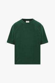 T-shirt Homme Vert Foncé Oversize 100% Coton Col Rond Décontracté Streetwear Coupe Classique Personnalisable Marque Privée Séchage Rapide Haute Qualité - Product Image 5