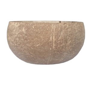 Juego de cuchara de cuenco de cáscara de coco respetuoso con el medio ambiente de Vietnam/ensaladera de coco Normal/juego de cubiertos de coco cuchara de coco tenedor cuchara oscura - Product Image 1