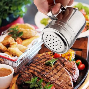 Premium Quality Seller Stainless Steel <b>Salt</b> Dredge Kitchen Utensils Spice Seasoning <b>Shaker</b> Powdered Sugar <b>Shaker</b> Duster - Product Image 5
