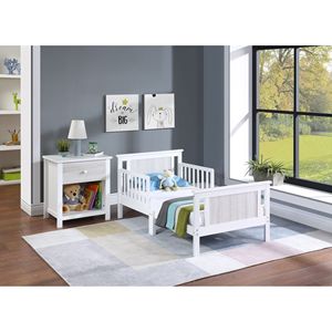 Letto per Bambini Connelly Reversibile Bianco/Grigio Rockport - Product Image 2