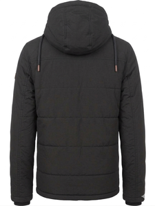 Men's Black Winter Hooded <b>Jacket</b> Slim Fit <b>Waterproof</b> Warm Fleece Outerwear Premium Thermal <b>Parka</b> Winter <b>Jacket</b> - Product Image 4