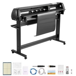 Machine de découpe de vinyle à double lame, vitesse réglable, largeur de coupe maximale de 53 pouces, écran LED, traceur graphique, imprimante pour vinyle - Product Image 1