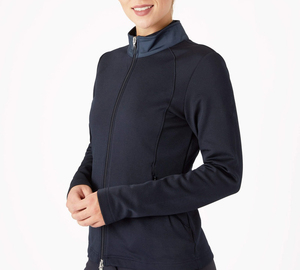 Chaqueta cortavientos personalizada con forro polar grueso, para equitación, impermeable, cálida, larga, para invierno. - Product Image 1