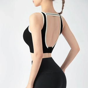 Soutien-gorge de sport rembourré pour femmes, soutien élevé pour la salle de sport, l'entraînement, le yoga, la course à pied, le fitness, confortable et respirant - Product Image 2