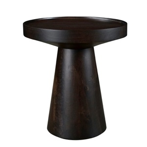 <b>Rustic</b> Wooden <b>Coffee</b> <b>Table</b> Handmade Solid Wood Round Top Living Room Furniture Scandinavian Design Modern Natural Finish - Product Image 2