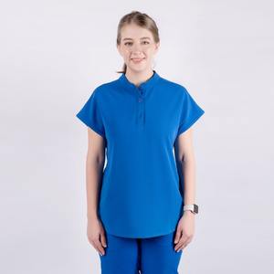 Vente en gros de tenues médicales d'hôpital, ensembles d'uniformes d'hôpital, logo personnalisé, respirant, lavable, doux, à manches longues, pour infirmières - Product Image 2