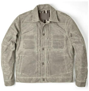 Veste en toile cirée personnalisée pour homme, pour l'hiver en plein air - Product Image 1