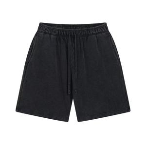 Pantalones Cortos Deportivos Personalizados de Fábrica, 220 GSM, Lavado Ácido, 100% Algodón, Felpa Suave y Cómoda - Product Image 6
