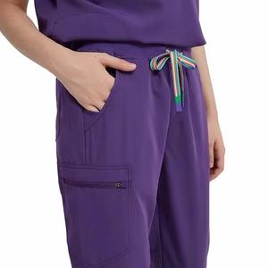 Diseño de Delantal Moderno y Elegante 2026, Uniforme de Enfermera para Mujer, 100% Algodón Twill - Product Image 4