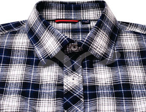 <b>Men's</b> <b>White</b> Plaid <b>Long</b> <b>Sleeve</b> Flannel <b>Shirt</b> 100% Cotton Button Down Collar Casual Autumn Wear - Product Image 5
