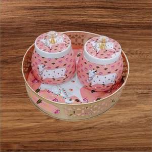 Tarro de Almacenamiento de Alimentos Pequeño al por Mayor |   Tarro de especias metálico con esmalte craquelado en 8 colores |   Mini Latas Portátiles para Té, Recipientes para Frutas para la Cocina - Product Image 3