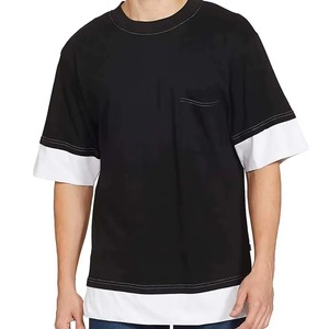 T-shirt Homme 2026 OEM 100% Coton Uni Personnalisé avec Logo Sérigraphié Manches Courtes Respirant Séchage Rapide Haute Qualité - Product Image 1