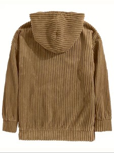 Sweat-shirt à capuche pour homme, coupe classique, pull à manches longues, décontracté, tissu tissé 400 grammes, écologique - Product Image 2
