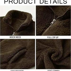 <b>Sherpa</b> Fleece <b>Jacket</b> For <b>Man</b> With Comfortable Lightweight <b>Men's</b> <b>Jackets</b> Winter Windproof Warm <b>Sherpa</b> Fleece <b>Man</b> <b>Jackets</b> - Product Image 5