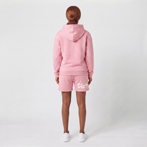 Ladies Puff Print Zipper Sweat Short <b>Set</b> Casual Winter Wear 100% Cotton Elastic Closure Loose Fit Zipper Ladies <b>Twin</b> <b>Set</b> - Product Image 2
