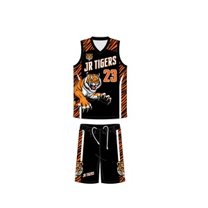 Maillots de basket-ball unisexes respirants sur mesure, tailles plus grandes, uniforme d'équipe, 100% polyester, séchage rapide, antibactérien, design personnalisé - Product Image 1