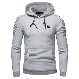 Streetwear Sweats à capuche pour hommes Vêtements pour hommes personnalisés de haute qualité Top des ventes Conception OEM 100% Coton Sweats à capuche pour hommes Couleur unie - Product Image 1