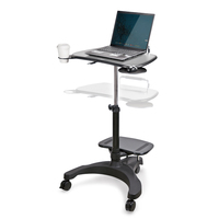 Meja Laptop Stand Adjustable Tinggi dari Produsen AIDATA dengan Rak Printer