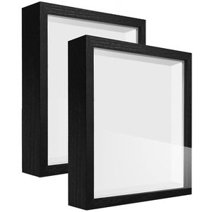 Black Wood <b>Shadow</b> <b>Box</b> Frame Rectangular Wall Display Minimalist Durable Vertical Picture Frame - Product Image 1