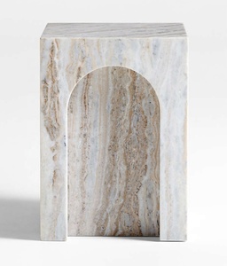 Mesa auxiliar de mármol de estilo moderno de mediados de siglo para sala de estar B2B India - Product Image 4