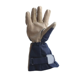 Gants de sapeur-pompier en cuir, isolants thermiquement, ignifuges, pour le sauvetage et l'extrication, gants de sécurité haute performance - Product Image 2