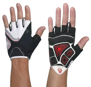 Gants de cyclisme unisexes en spandex, demi-doigts, respirants, antidérapants, pour la course sur route et le VTT, utilisation estivale - Product Image 1