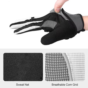Gants de cyclisme personnalisés avec grip imprimé, gants de vélo antichoc, vêtements de sport d'extérieur, exportation Pakistan - Product Image 5