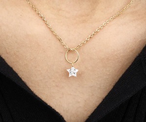 Breloques étoiles de laboratoire pour bracelets et colliers, breloques en or et diamant, pendentifs en diamant de laboratoire - Product Image 6