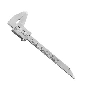 Calibre orthodontique premium en acier inoxydable à extrémité unique pour la mesure et le positionnement des brackets dentaires - Product Image 1