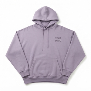 เสื้อฮู้ดดี้ทรงหลวม ผ้าเฟรนช์เทอร์รี่ GSM สูง ทรงโอเวอร์ไซส์ ใส่สบาย ทรงปกติ เสื้อสเวตเชิ้ตหนานุ่ม สไตล์ลำลอง รับผลิตแบบ OEM - Product Image 1