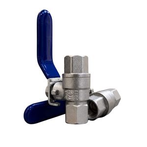 Robinet à bille forgé en laiton de 8 mm, 14 pouces, durable, à commande par quart de tour, dispositif de régulation de débit, haute résistance, anti-fuite, mécanisme sphérique - Product Image 1