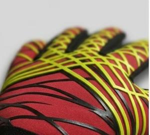 Guantes de Portero de Fútbol Personalizados SUBHAY, Rojos y Amarillos, de Látex, con Dedos Completos, Antideslizantes, con Correa de Muñeca Ajustable, Unisex, Deportivos - Product Image 2