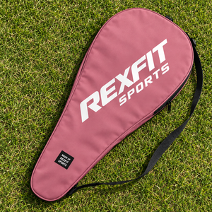 Funda Protectora para Raqueta de Squash con Estampado Personalizado en Forma de Lágrima y Correa para el Hombro, Estuche Personalizado para Equipo - Product Image 1