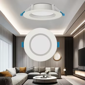 Lámpara LED Empotrable Moderna y Delgada de 5W 7W 12W 18W 24W, para Techo, Comercial, Hotel, 100lm/w, Panel Redondo de Aluminio, Precio de Fábrica - Product Image 6