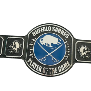 เข็มขัดนักกีฬา Buffalo Sabres Player of the Game - เข็มขัดกีฬาแบบปรับแต่งได้พร้อมโลโก้ทีม - ของสะสมระดับพรีเมียมสำหรับแฟนฮอกกี้ - Product Image 5