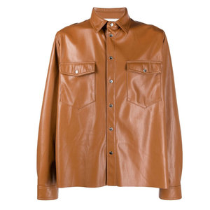 Custom Design <b>Cowboy</b> Leather <b>Shirt</b> Premium Leather Material <b>Cowboy</b> Leather <b>Shirt</b> Durable Craftsmanship Fashion Style - Product Image 1