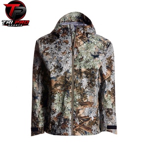 Veste de chasse TriPro Sports Premium imperméable en polyester, style Softshell, pour activités de plein air, avec capuche intégrée, fermeture éclair intégrale, ajustable - Product Image 1
