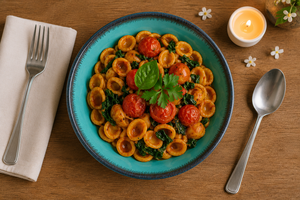 Bol à pâtes contemporain en grès, fait main, pour une présentation des aliments et une mise en scène rustique de la table - Product Image 2