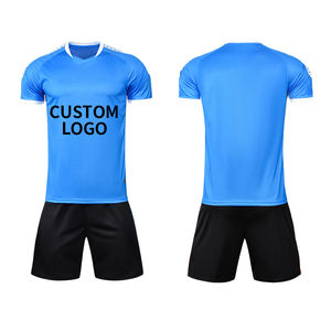 Uniformes de Fútbol Personalizados Unisex, Tallas Grandes, Secado Rápido, Transpirables, Camisetas y Pantalones Cortos, Suministro al por Mayor con Logotipo Personalizado - Product Image 1