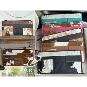 Latest Wholesale Genuine Cowhide Leather Car Sun Visor Premium Organizer Multiple Pocket Slot for <b>Document</b> <b>Holder</b> for Vehicles - Product Image 1