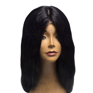 Full Wig 26 Inches 100% Human Remy Indian Hair Natural Wave Lace Front Premium Quality Medium Density Taz Hair Bd gluless wig - Product Image 1