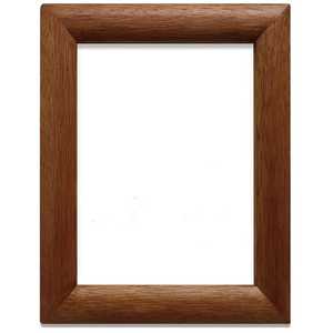 Marco de Fotos Rectangular de Madera Ornamentado, para Exhibición Vertical en Pared, Acabado Marrón Oscuro - Product Image 6