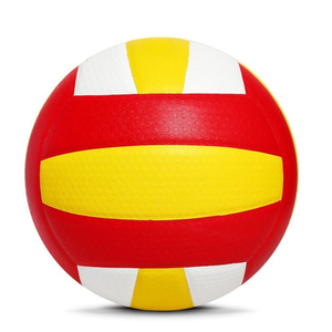 Ballon de volley-ball taille officielle, logo personnalisé, entraînement intérieur/extérieur, match, jeu, ballon de sport durable en cuir PU, vente en gros, OEM - Product Image 3