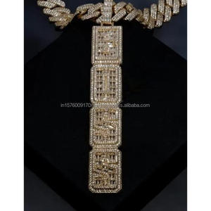 Pendentif de bijoux personnalisé fait main avec un design de bijoux hip-hop de luxe et une finition de haute qualité - Product Image 1
