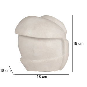 Escultura Abstracta de Cabeza Humana con Acabado en Mármol Blanco, Estatua Facial Minimalista, Decoración Nórdica Moderna para el Hogar, Estética de Lujo para Sala de Estar - Product Image 5