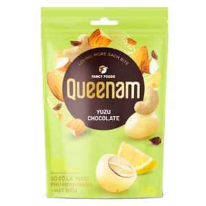 Dragées au chocolat très demandées, vente directe usine, OEM/ODM, HALAL, 150G, amandes et noix de cajou enrobées de chocolat Yuzu, bonbons et snacks - Product Image 1