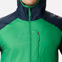 Chaqueta Cortavientos con Capucha para Hombre, Invierno, Impermeable, Transpirable, Secado Rápido, Forro de Nailon/Poliéster, Venta al Por Mayor